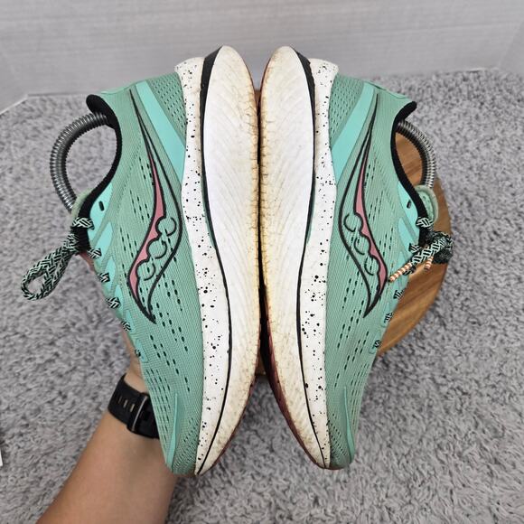 Saucony Womens 8 Endorphin Speed 3 Spring Black Athletic Gym Road Running Shoe - Picture 9 of 14